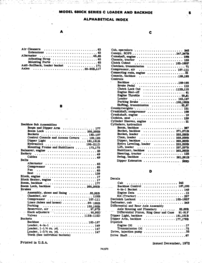 CASE 680CK Series C Loader Backhoe Parts Catalog - Image 4