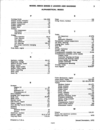CASE 680CK Series C Loader Backhoe Parts Catalog - Image 6