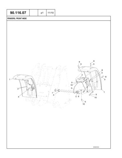 CASE 821F 921F Wheel Loader Tier IV Parts Catalog - Image 13