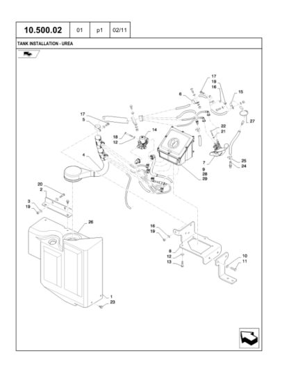CASE 821F 921F Wheel Loader Tier IV Parts Catalog - Image 9