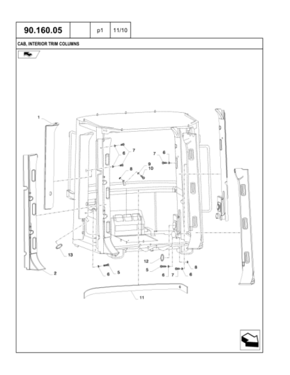CASE 821F 921F Wheel Loader Tier IV Parts Catalog - Image 14