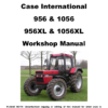 CASE 956 1056 XL Tractor Workshop Manual - Image 2