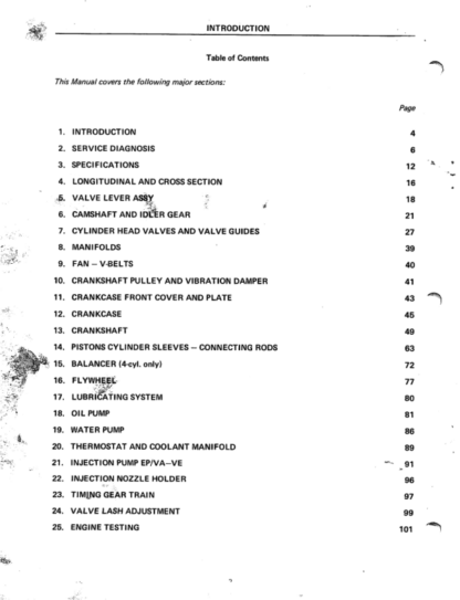 CASE 956 1056 XL Tractor Workshop Manual - Image 3
