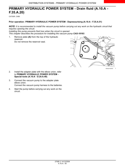 CASE CX75SR CX80 Excavator Repair Manual - Image 10