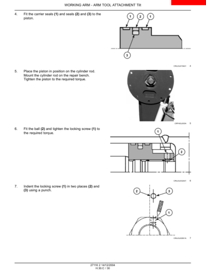 CASE CX75SR CX80 Excavator Repair Manual - Image 12