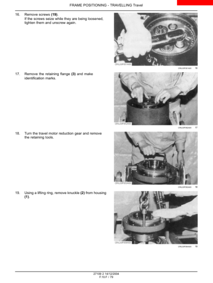 CASE CX75SR CX80 Excavator Repair Manual - Image 9