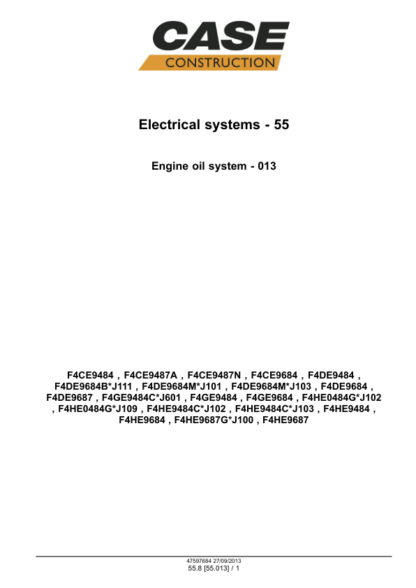 CASE F4CE F4DE F4HE F4GE Tier 3 Engine Service Manual - Image 14