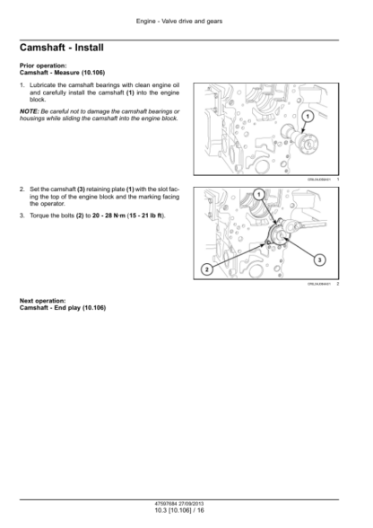 CASE F4CE F4DE F4HE F4GE Tier 3 Engine Service Manual - Image 9
