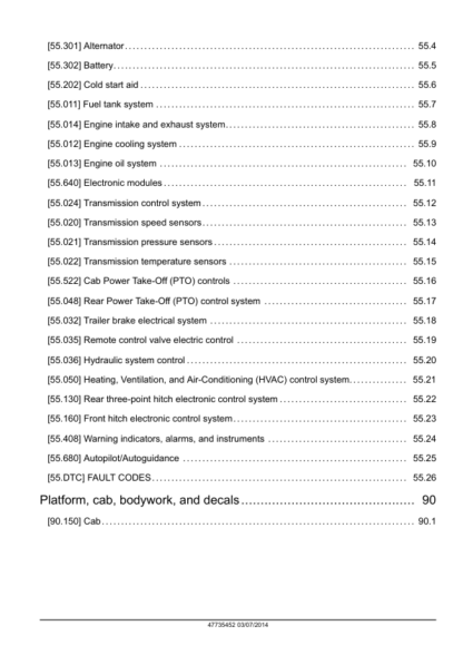 CASE Farmall 95U 105U 115U Pro EP Tractor Service Manual - Image 7