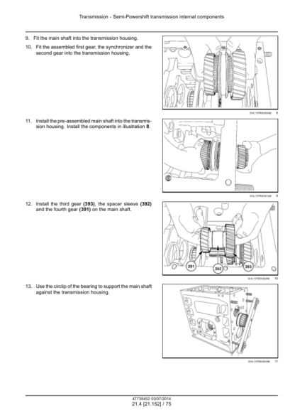 CASE Farmall 95U 105U 115U Pro EP Tractor Service Manual - Image 12