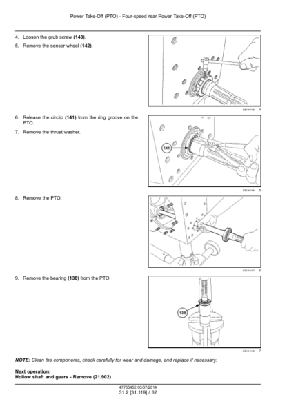CASE Farmall 95U 105U 115U Pro EP Tractor Service Manual - Image 13