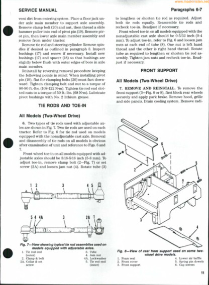 CASE IH 385 485 585 685 885 Tractor Shop Manual - Image 3
