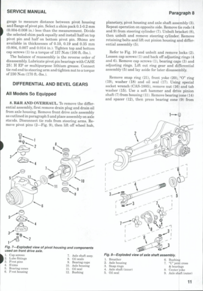 CASE IH 5120 5130 5140 Tractor Shop Manual - Image 4