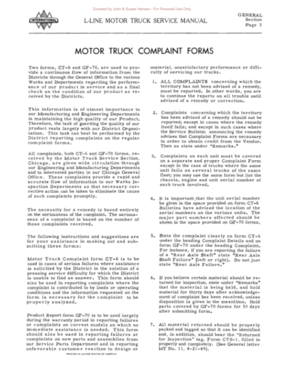 CASE IH CTS-11 CTS-12 Motor Truck Service Manual - Image 4