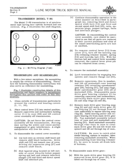 CASE IH CTS-11 CTS-12 Motor Truck Service Manual - Image 12