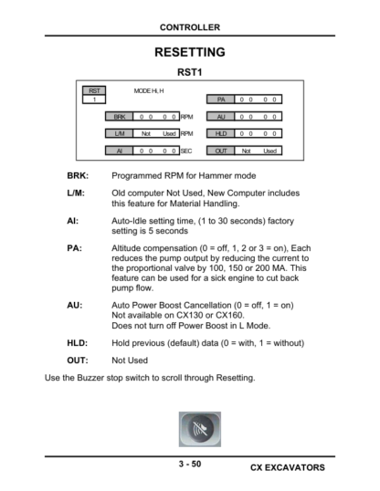CASE IH CX130-240 Excavator Service Training Manual - Image 11