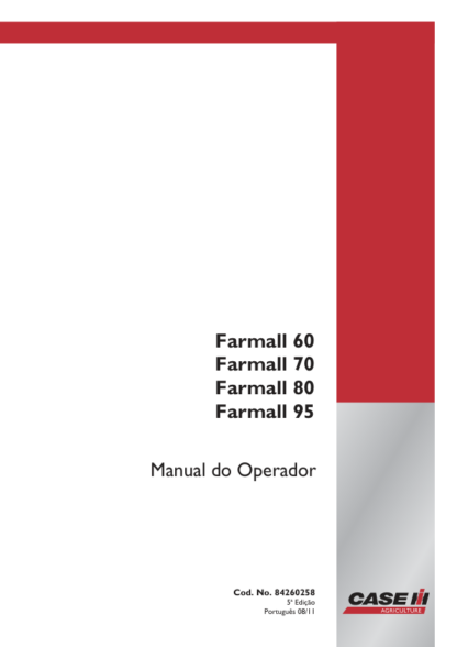 CASE IH Farmall 60 70 80 95 Tractor Operator Manual - Image 2