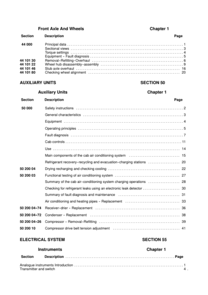 CASE IH JX60 JX70 JX80 JX90 JX95 Tractor Service Manual - Image 9