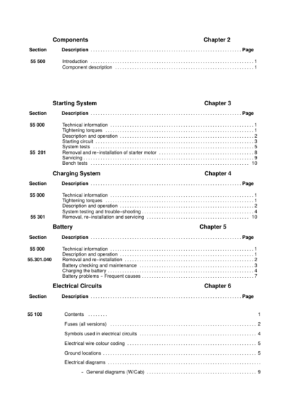 CASE IH JX60 JX70 JX80 JX90 JX95 Tractor Service Manual - Image 10