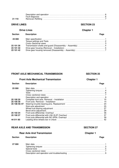 CASE IH JX60 JX70 JX80 JX90 JX95 Tractor Service Manual - Image 6