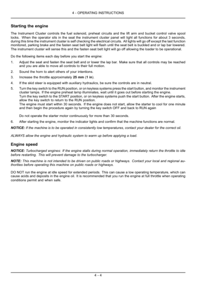 CASE SR130 SR150 SR175 SV185 SR200 SR220 SR250 SV250 SV300 TR270 TR320 TV380 Skid Steer Loader Operator’s Manual - Image 8