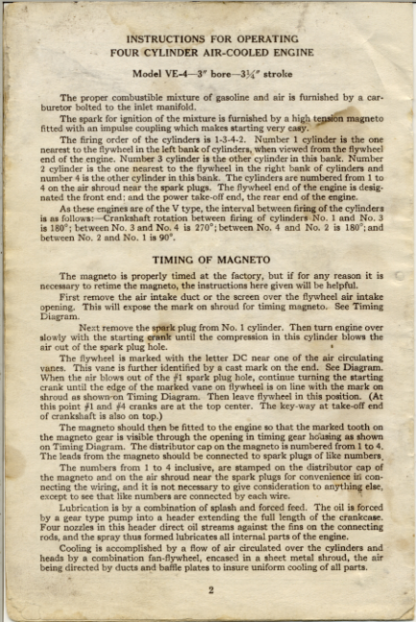 CASE VE 4 Engine Manual - Image 3