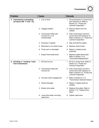 CAT TL642 TL943 Telehandler Service Manual - Image 15