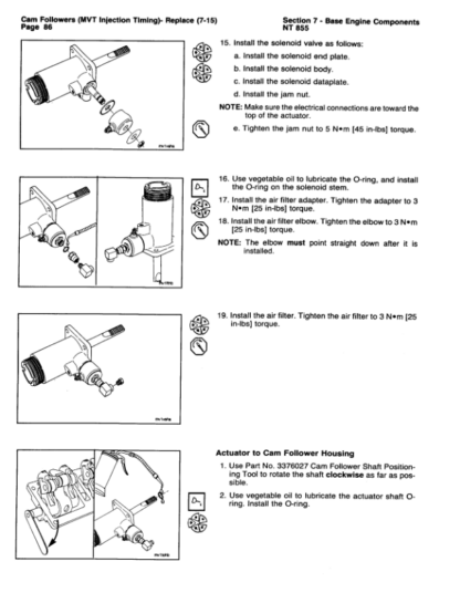 Cummins - Big Cam III  Big Cam IV Troubleshooting and Repair Manual - Image 12