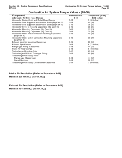 Cummins - Big Cam III  Big Cam IV Troubleshooting and Repair Manual - Image 13