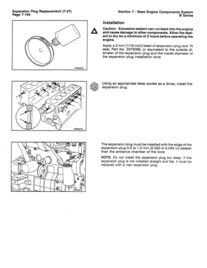 Cummins B Series Engine 11-93 Troubleshooting Repair Manual - Image 11