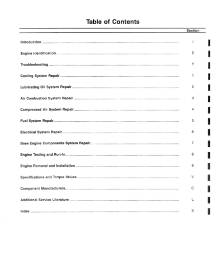 Cummins B Series Engine 11-93 Troubleshooting Repair Manual - Image 4