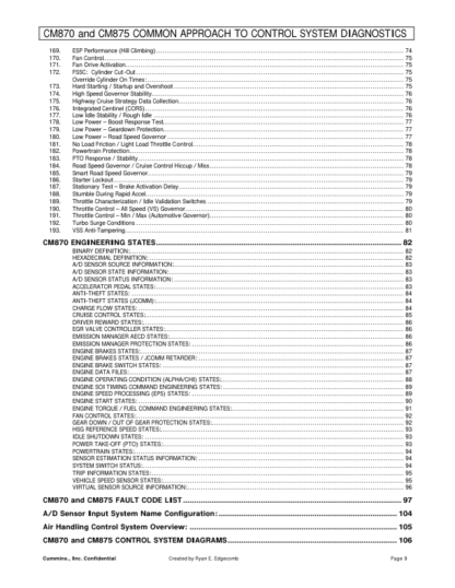 Cummins CM870 and CM875 Common Approach To Control System Diagnostics v7 - Image 9
