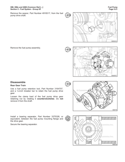 Cummins ISB QSB Common Rail Fuel System Volume 2 - Image 9