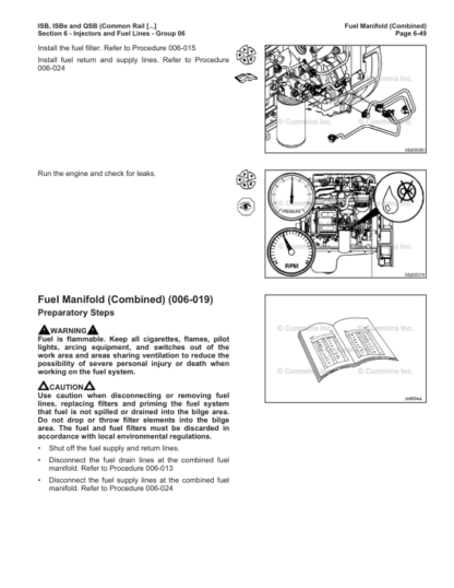 Cummins ISB QSB Common Rail Fuel System Volume 2 - Image 6