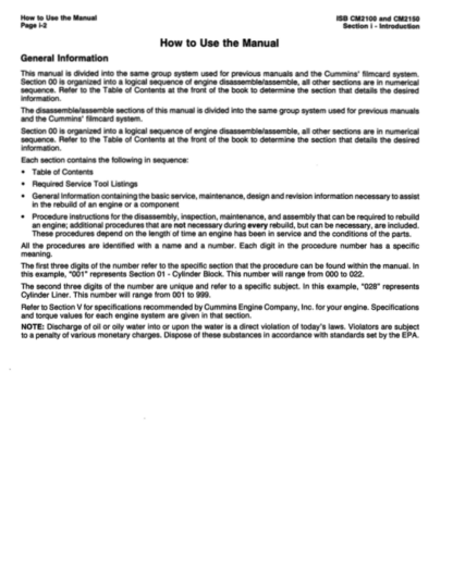 Cummins ISBCM2100 CM2150 Engine Service Manual - Image 5