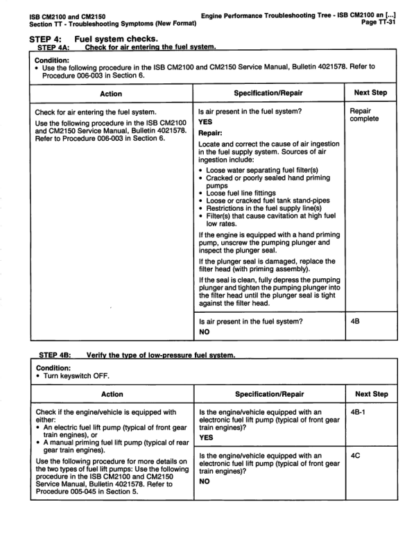 Cummins ISBCM2100 CM2150 Engine Service Manual - Image 10