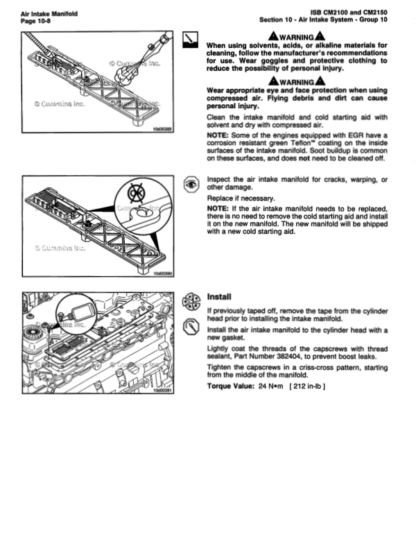 Cummins ISBCM2100 CM2150 Engine Service Manual - Image 14
