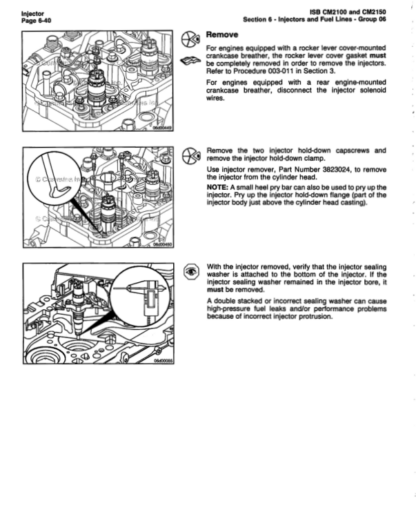 Cummins ISBCM2100 CM2150 Engine Service Manual - Image 13