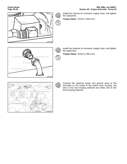 Cummins ISM ISMe QSM11 Engine Service Manual Volume 1 2012 - Image 10
