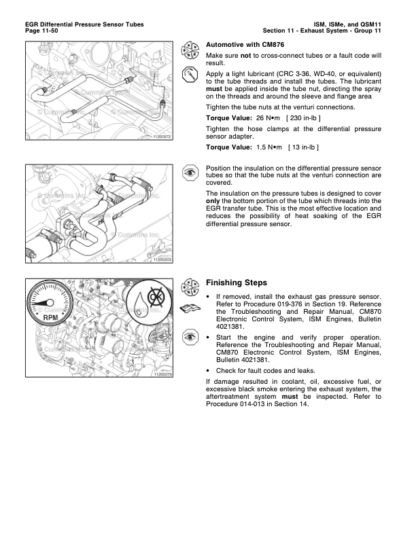 Cummins ISM ISMe QSM11 Engine Service Manual Volume 2 2010 - Image 7