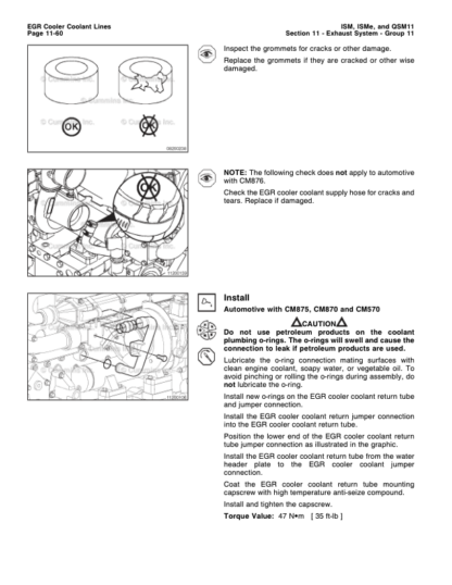 Cummins ISM ISMe QSM11 Engine Service Manual Volume 2 2010 - Image 8