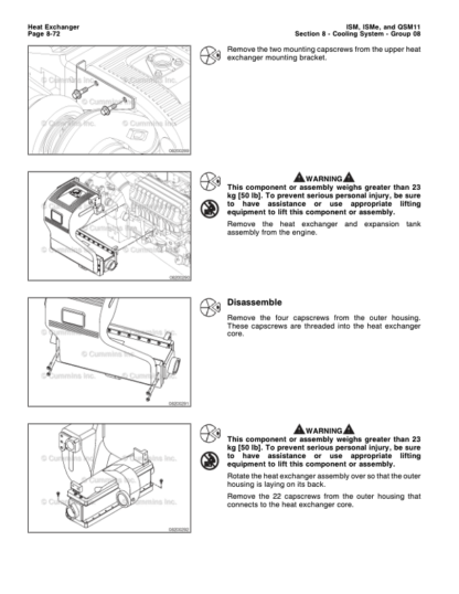 Cummins ISM ISMe QSM11 Engine Service Manual Volume 2 2010 - Image 6