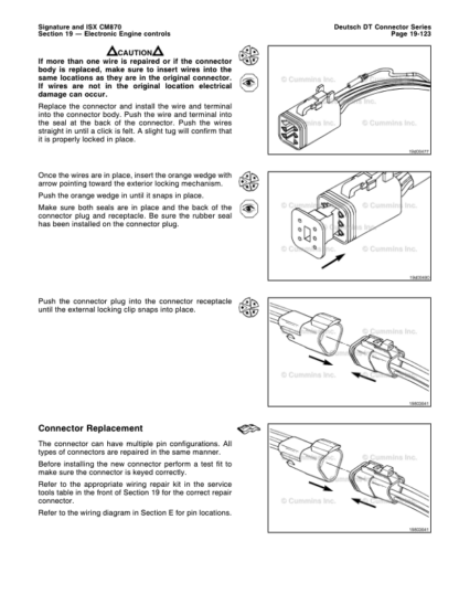 Cummins ISX Engine CM870 Electronic Control System Repair Manual Vol 1 - Image 10