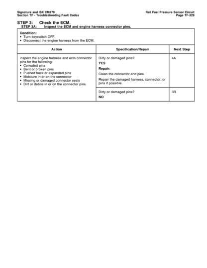 Cummins ISX Engine CM870 Electronic Control System Repair Manual Vol 2 - Image 6