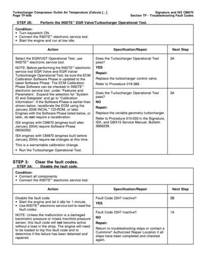 Cummins ISX Engine CM870 Electronic Control System Repair Manual Vol 2 - Image 11