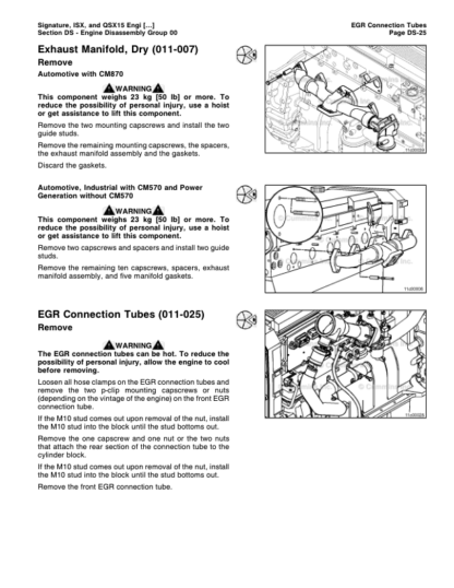 Cummins ISX QSX15 Engine Service Manual Volume 1 2005 - Image 7
