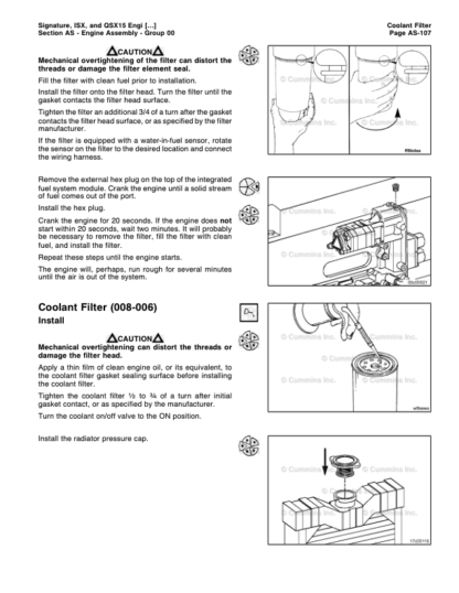 Cummins ISX QSX15 Engine Service Manual Volume 1 2005 - Image 8