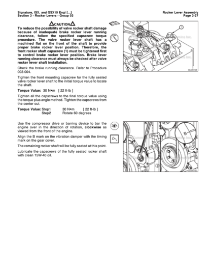 Cummins ISX QSX15 Engine Service Manual Volume 1 2007 - Image 12