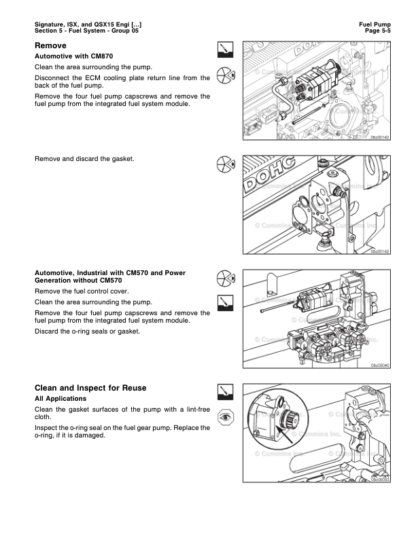 Cummins ISX QSX15 Engine Service Manual Volume 1 2007 - Image 13