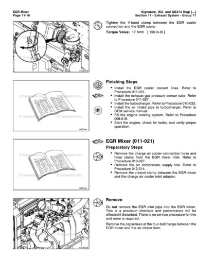 Cummins ISX QSX15 Engine Service Manual Volume 2 2005 - Image 9